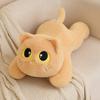 70cm Cute White/Black/Yellow Cat Plush Toy Doll Cuddly Pillow Cushion Ins Big Eyes Cat Plush Toy Doll for Boy Girl Brithday Gift