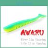 10pcsbag Fishing Bearking 80mm 32g Lures Soft Lure Artificial Bait Predator Tackle Jerkbaits For Pike And Bass