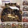 Medieval Art Imprisoning Unicorns Bedding, Duvet Cover, Pillowcase, Home Decoration, Birthday Gift (1 * Duvet Cover+2 * Pillowcase, Coreless)