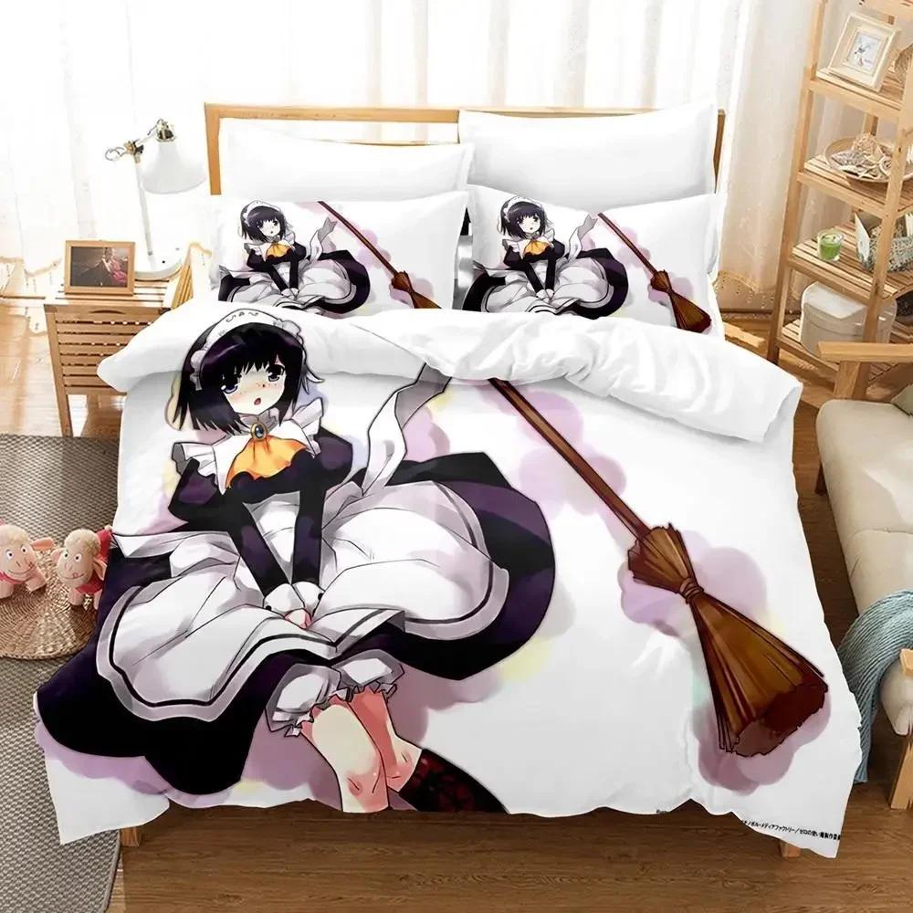 New Anime The Familiar of Zero Bedding Set Single Twin Full Queen King Size Bed Set Adult Kid Bedroom Duvet Cover Sets Anime Bed