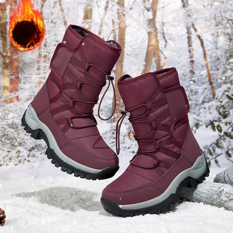 Winter Women's Boots Keep Warm Women Snow Boots Water Proof Plush Cotton Shoes Comfortable Women Shoes Fashion De Mujer