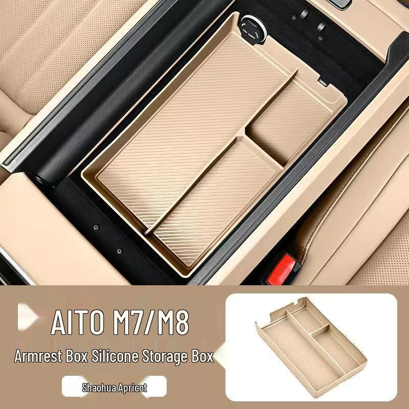 Silicone Armrest Storage Mat for 26 AITO M7/M8 Models