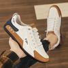 Doudou shoes men's new casual shoes soft sole comfortable PU men's shoes trendy fashion men's sports shoes