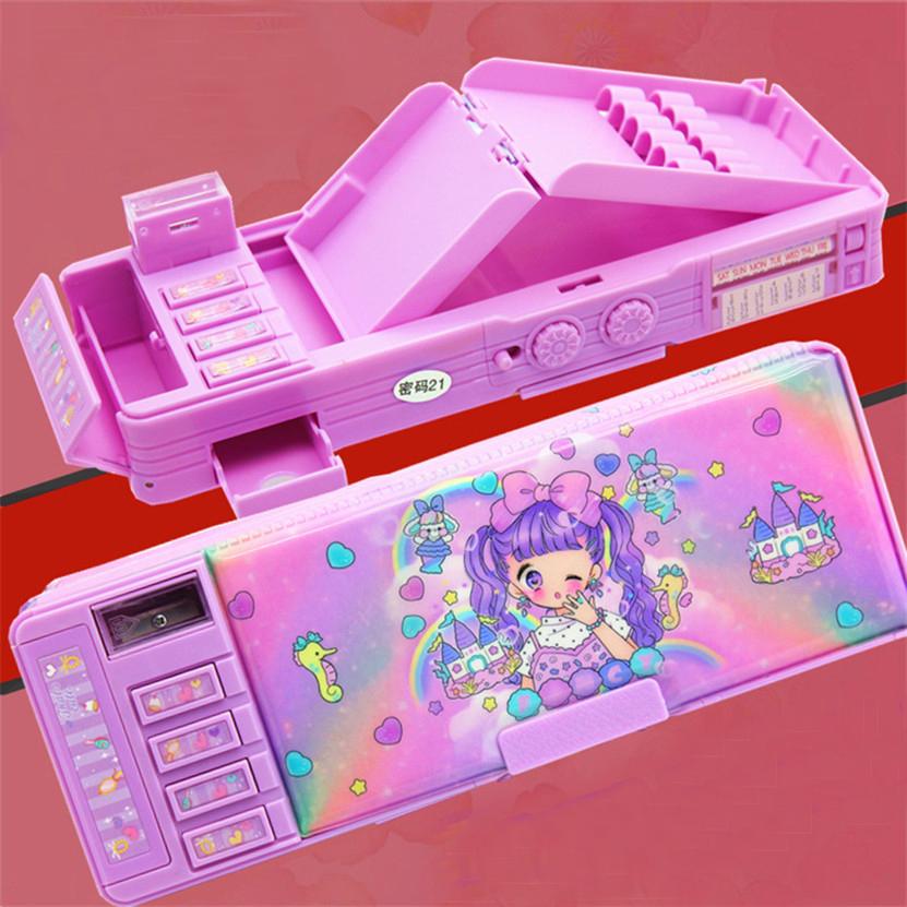 

Пенал Пароль Пенал Единорог Kawaii Пеналы Многофункциональный Пенал Корейская Школьная Канцелярия