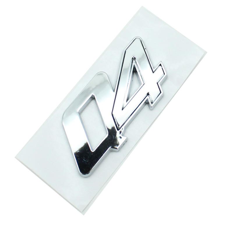 Auto 3D ABS Q4 SQ4 GTS Buchstaben Logo Stamm Abzeichen Emblem Aufkleber Aufkleber Für Maserati Ghibli Quattroporte Levante Gransport