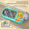 Children's steering wheel simulation driving toy puzzle electric desktop game machine dodge racing car adventure game