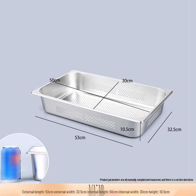 Huabeishi Edelstahl Perforierte Abtropfschale