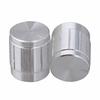Yibuy 10 PCS Volume Control Rotary Knob, Exquisite Diameter 6mm, Silver