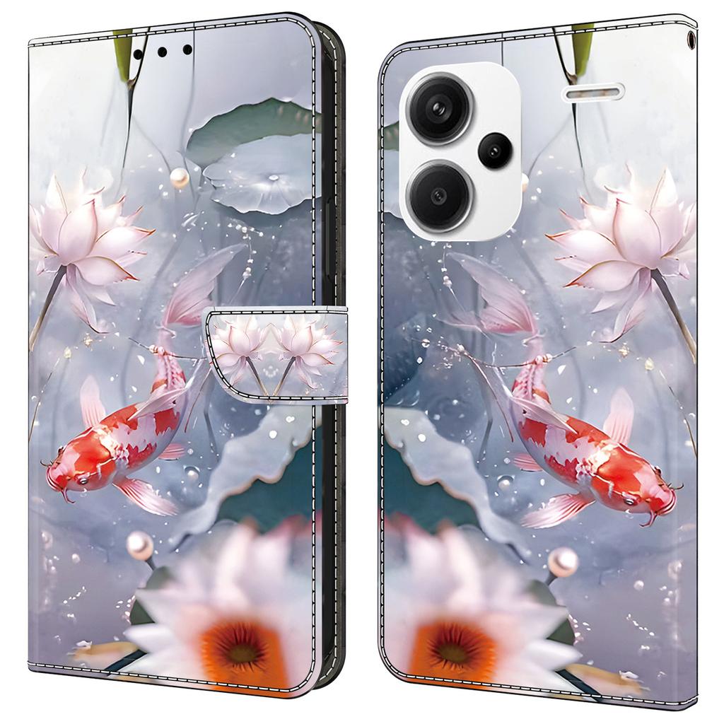 For Xiaomi Redmi Note 13 Pro+ 5G Leather Phone Case Pattern Printed Wallet Cover