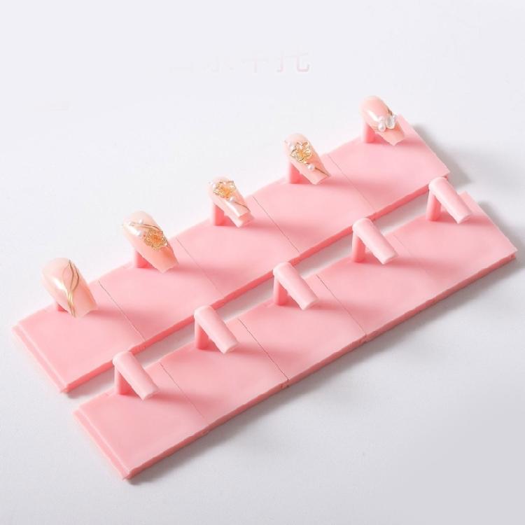 Nail Stand for Press On Nail Tips Practice Holder False Nails Tip Holder Nail Holder Manicures Tool