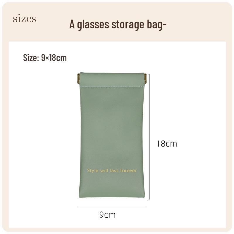 

PU Multi-purpose Outdoor Cable & Makeup Storage Bag with Spring Clip Closure