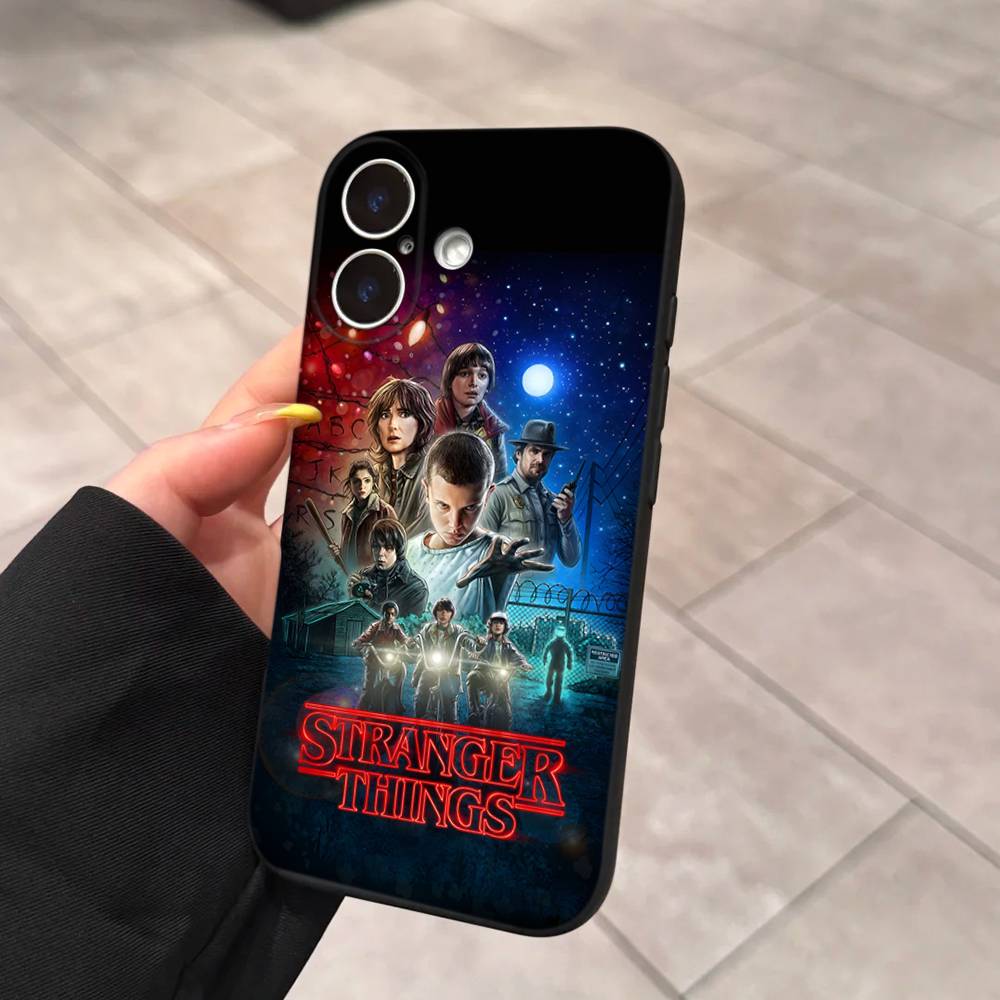 Hot S-Stranger T-Things Phone Case For IPhone 14 Plus 13 Mini 11 16 15 17 Pro Max Protection Shockproof