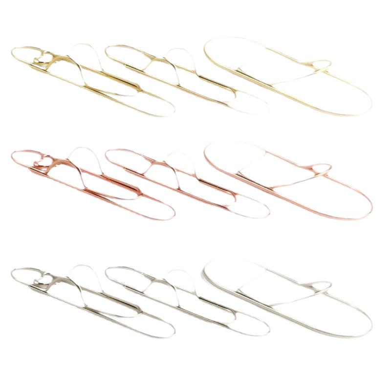 Heart-Shaped Metal Pen Holder Clip - Creative Notebook Accessory