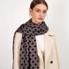 2026 Winter New Medium-Sized Trendy Polka Dot Skin-Friendly Warm Printed Scarf/Shawl