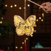 Cartoon Mid-Autumn Festival Lantern Wood Lantern DIY Material Package Kawaii Rabbit Lanterns  Kids