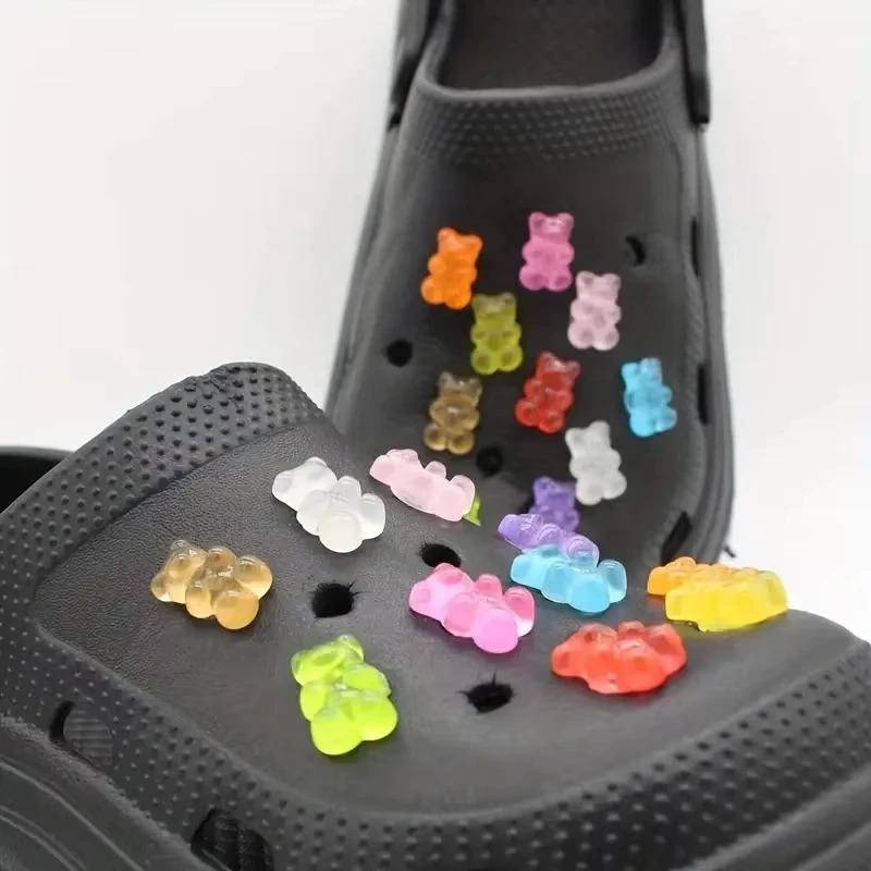 Glow In The Dark Cute Animal Shoe Charms Luminous Clips for Clogs Slides Sandals DIY Accessories Decor Garden Shoe Buckles