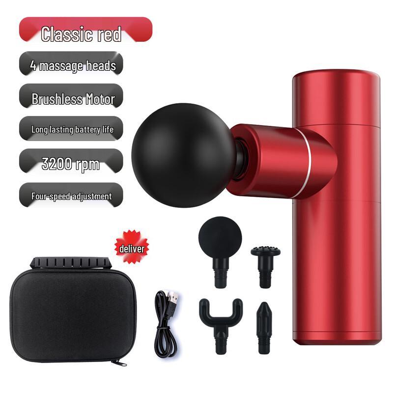 Aiyisen Mini Aluminum Alloy Electric Muscle Massager