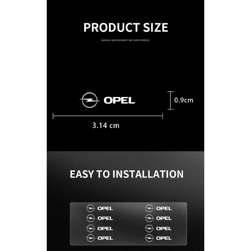 2/5/10 Stück Auto Innenraum Zufällige Aufkleber Auto Lenkrad Emblem Styling Für Opel Corsa Astra Insignia Vectra Zafira Meriva Mokka Grandland Vivaro