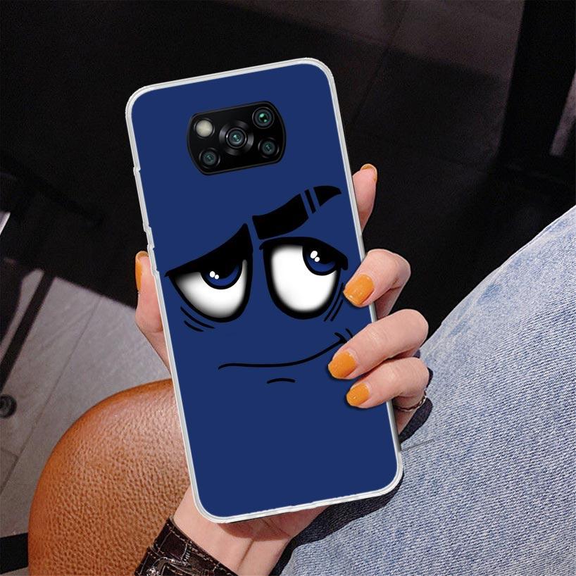 

Funny Face Phone Case For Xiaomi Poco X7 X6 X5 Pro F7 Ultra Redmi 15C 15 13C 13 12C 12 10 10A 10C 9 9A 9C 9T Cover Poco X7 X6 X5 Redmi 9T