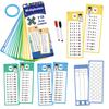 Schede Allenamento Matematica Lavabili, Addizione, Sottrazione, Moltiplicazione, Divisione, Pratica Matematica, Ausilio Didattico Montessori per Bambini
