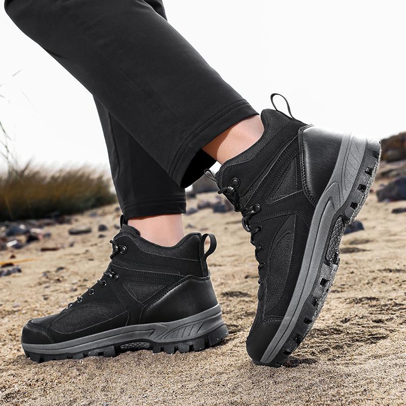 Men's Hiking Shoes Outdoor Adventure Hiking Shoes High-top Hiking Shoes Winter Shoes Wear-resistant Snow Boots