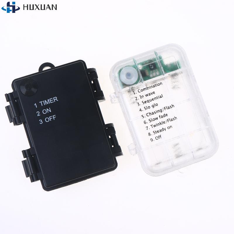 1 Set 3 Sections AA Battery Holder 3V No.5 Waterproof And Dustproof Battery Cartridge With Timing Function