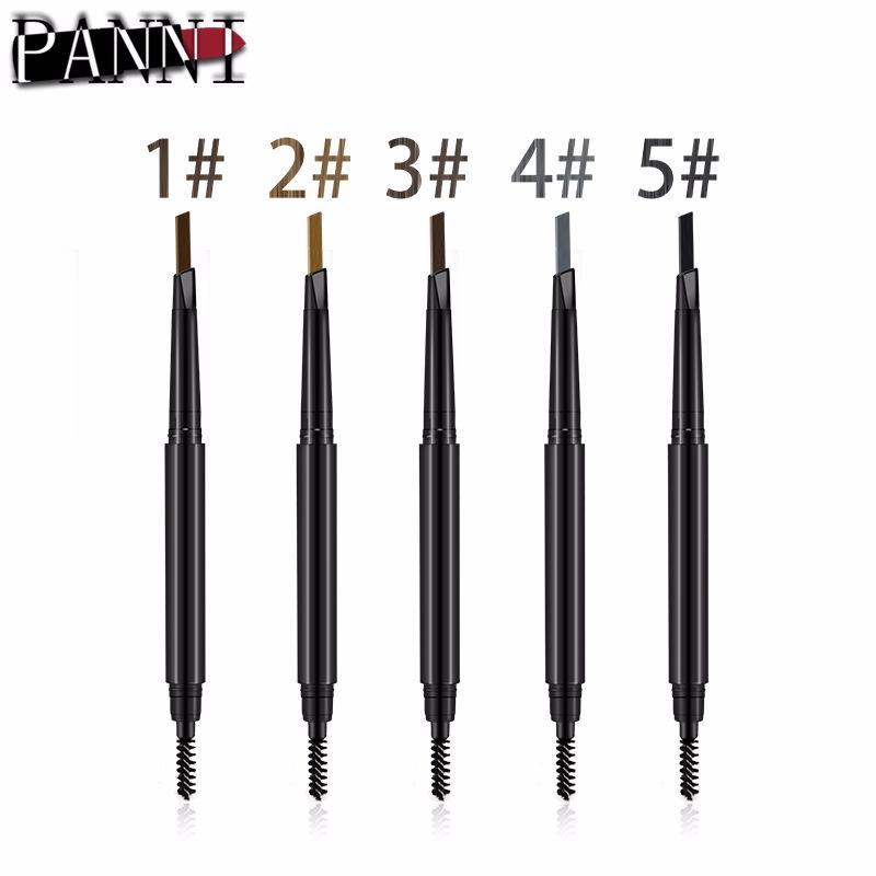 

Двусторонний выдвижной карандаш для бровей - 5 цветов, стойкий и водостойкий 03