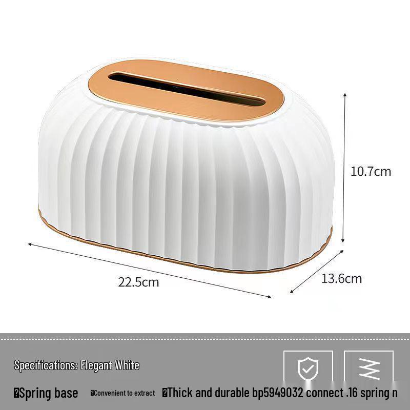 Elegant High-End Tissue Box for Bathroom, Living Room, or Hotel - Adds Luxury To Any Space.