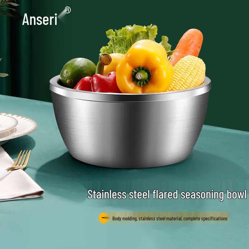 Ansairui 304 Stainless Steel Multipurpose Mixing Bowl