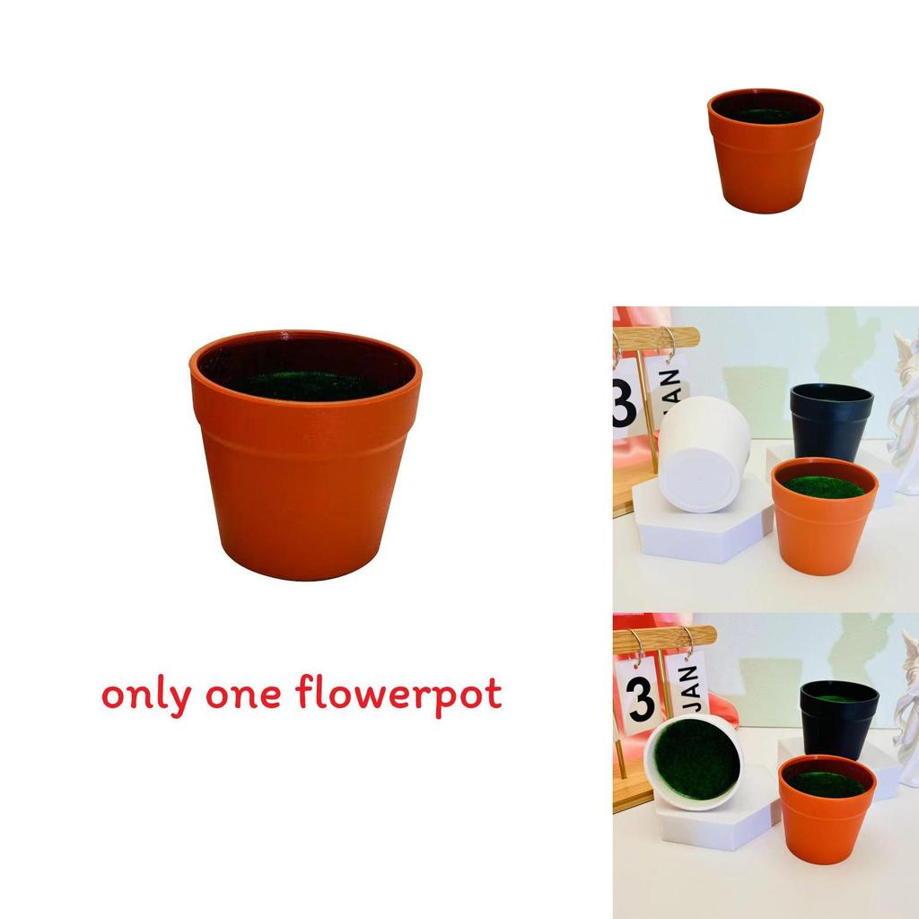 Plastic Flower Pot With Foam For Home Gardening And Live Plant Display