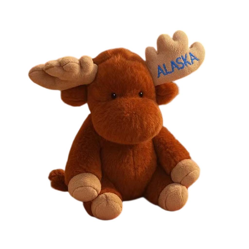 Plush Elk Doll Christmas Toy Holiday Deer Doll
