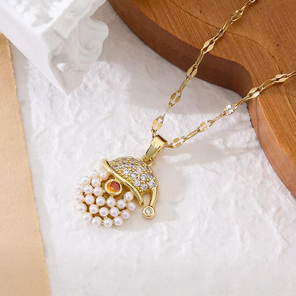 Popular Christmas Series Necklaces: Santa Claus, Peace Tree, Holiday Element Micro-Paved Drip Oil Pendant