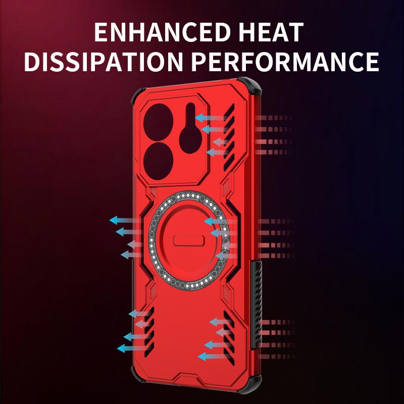 Magnetic Case For Xiaomi Redmi Note 14 5G Cover Redmi Note 14 5G Capas Back Adsorption Wireless Charge Fundas Redmi Note 14 5G