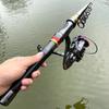 Set Canna da Pesca e Mulinello Canna da Pesca Telescopica Super Rigida 1,8-3,6m Mulinello da Spinning 1000 2000 3000 Canna da Pesca con Mulinello Pesca