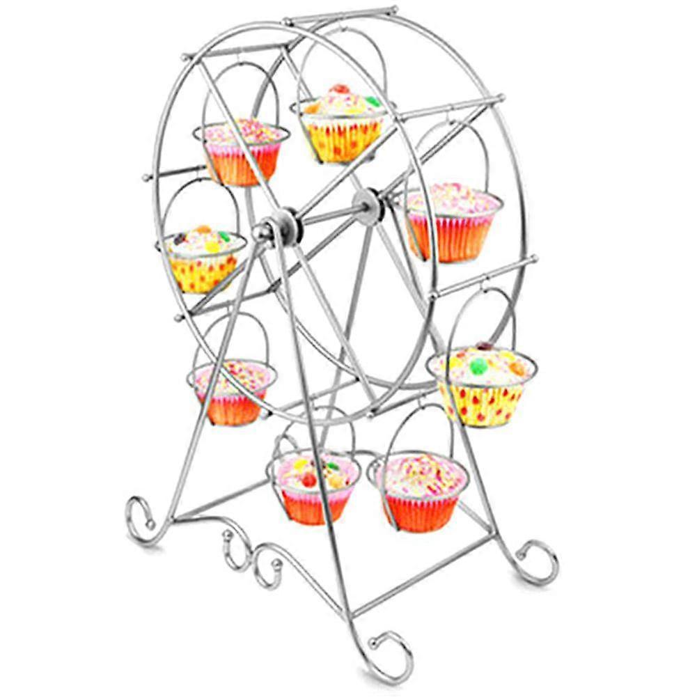 Charmed Ferris Wheel Cupcake Stand 8 Cupcakes Display Stand for Carnival and Circus Theme Party