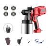   Paint Sprayer,HVLP Sprayer Guns with 4 Nozzles Paint Guns with Adjustable Sprayer Width, Paint Sprayers for Home Furniture