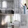Minimalist Peva Shower Curtain With 3d Print Waterproof Moldproof For Bathroom Privacy