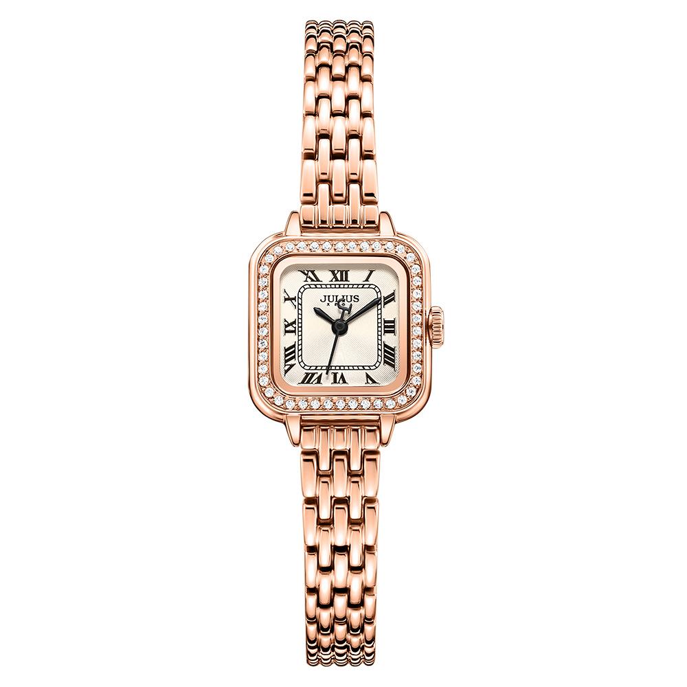 Jyullieoseu Ja-1449 Cubic Square Women'S Metal Watch Group Buy Gift