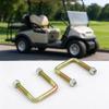Golf Cart Replacement U-Bolt 1Pair with Metal Construction for Nut-Tightened Fastening during Installation and Golf Cart Maintenance