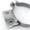 5" Chorme Mount Bracket Clamp for Peterbilt Exhaust Stack 379 359 1987-1993 Silver Replaces# 10294