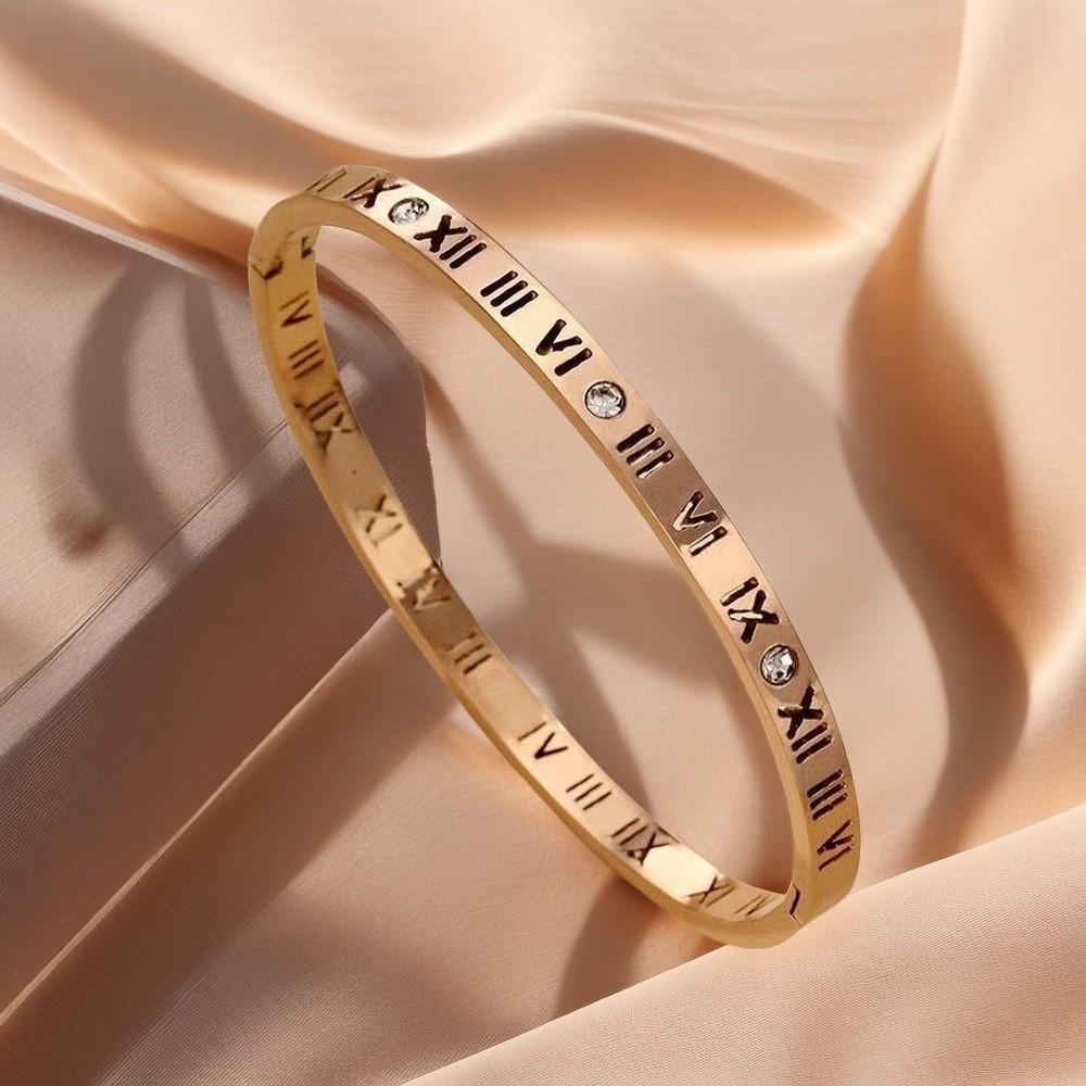 Bracelet Girls Niche Titanium Steel Jewelry Premium Sense Ins Wind Nail Opening Jewelry