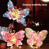 Butterfly Lantern DIY Traditional Handheld Chinese Lantern for Chinese New Year Spring Festival Mid-Autumn Festival Decoration