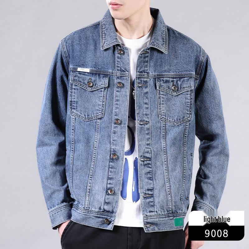 Men's Stylish Retro Denim Jacket 2026 - Trendy Spring & Autumn Outerwear