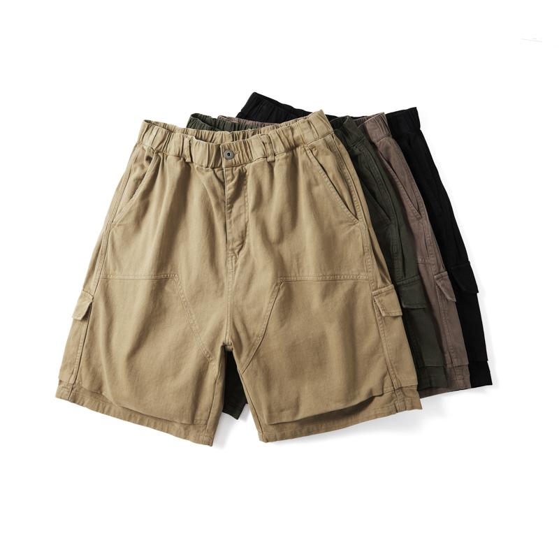 Work Shorts Men's Summer Shorts Men's Loose Casual Five Quarter Pants