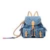 LOUIS VUITTON Montsouris Fabric Backpack Women's Blue M27330