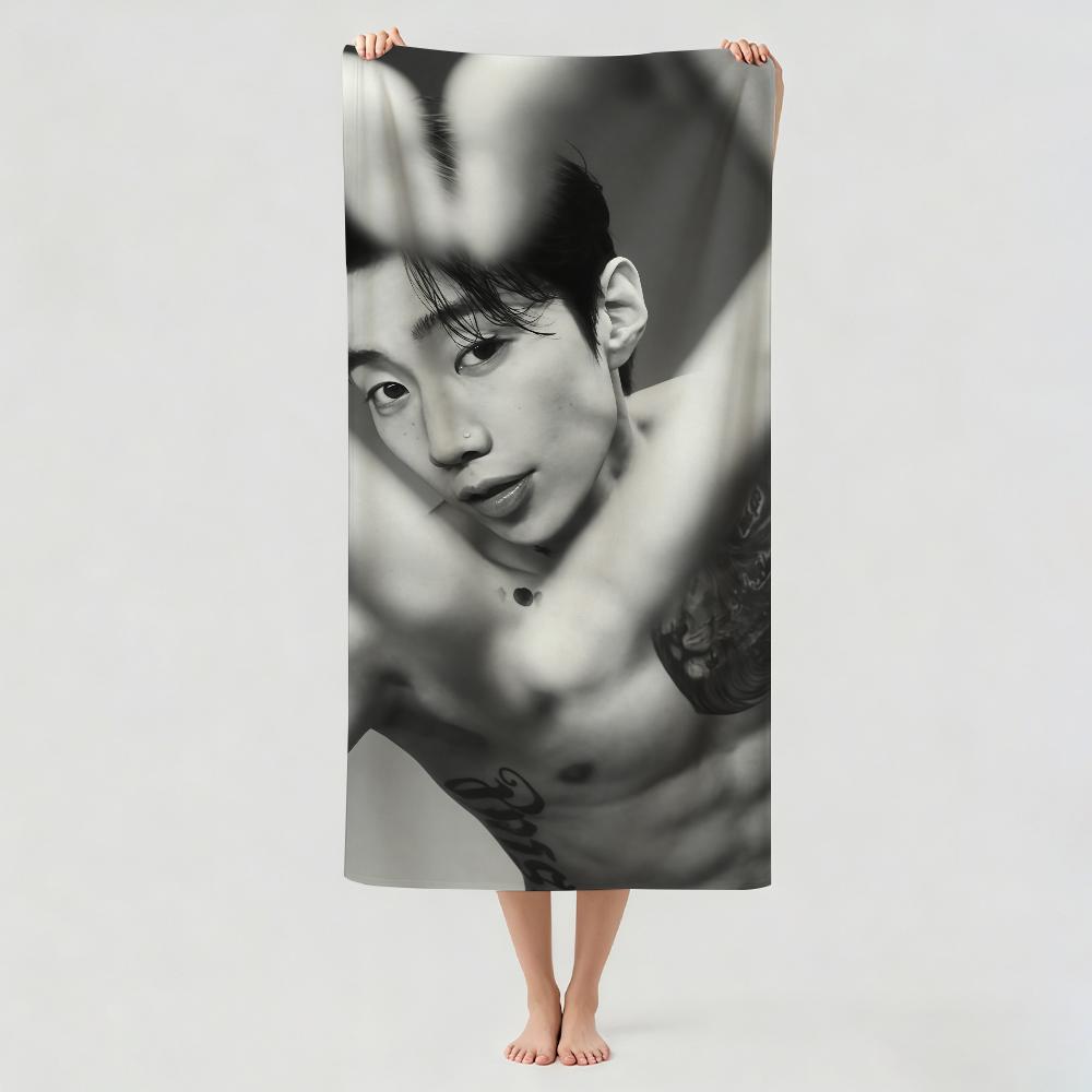 American rapper J-Jay P-Park Towel Drying Bath Towel Applicable To Light Swimming Camping Yoga Beach Out