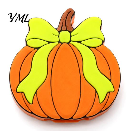 Waterproof Silicone Tools Halloween Theme Bottle Opener, Bow Ghost And Pumpkin Pattern Beer Durable Practical Presents 3D Print Decorative Opener for