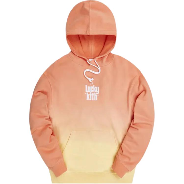 

Kith Худи Williams III с эффектом дип-дай для Lucky Charms Оранжево-желтый Мужские топы KH2604-113 XS