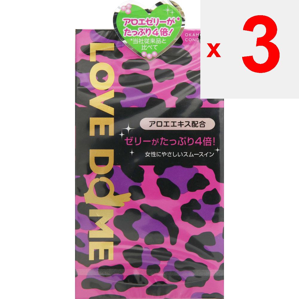 okamoto Love Dome Panther 12 Pcs. Pack of 1 Standard Type Female-friendly Smooth-in Pack of 1