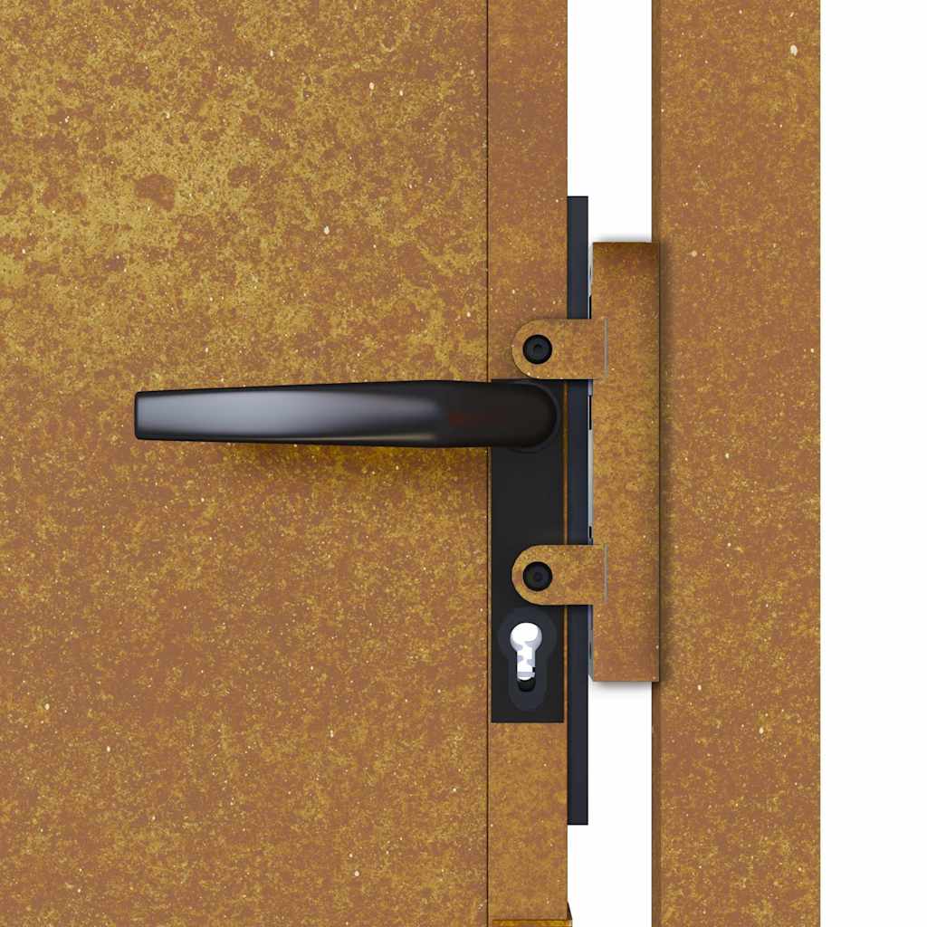 Garden Gate 100x75 Cm Corten Steel